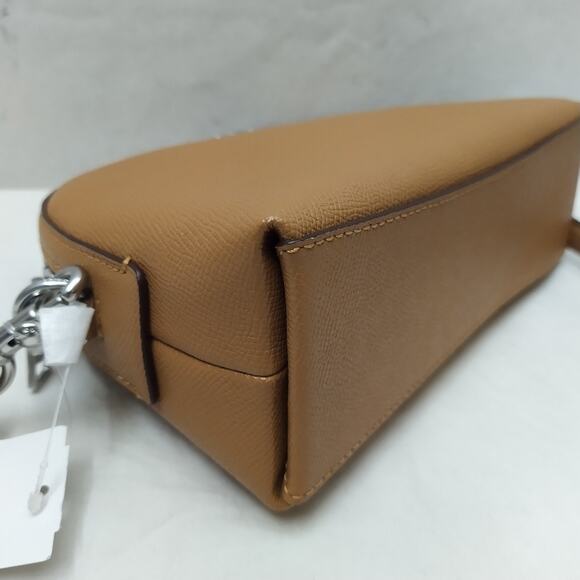 Coach Brown Leather Zipper Closure Crossbody Bag - NWT $328 - Picture 15 of 16